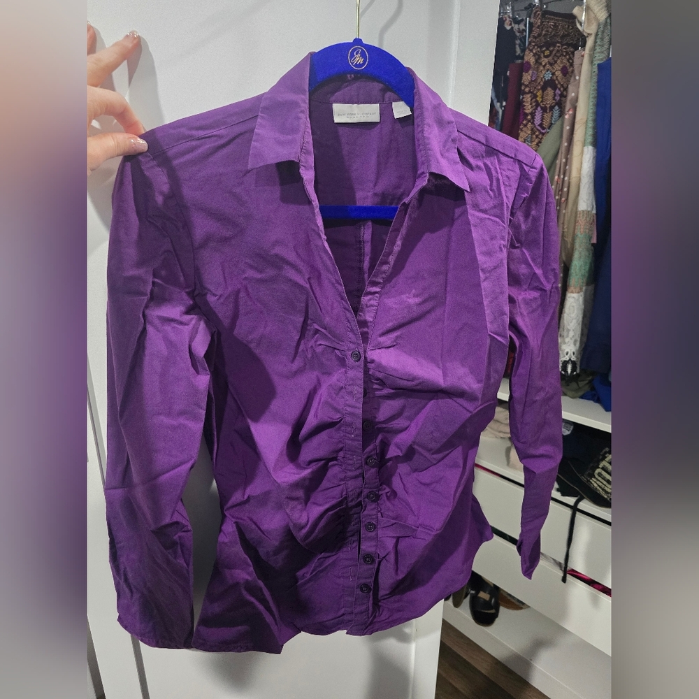 New York & Company Purple Women's Top